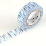 Klebeband ›masking tape‹ - blaubunt Streifen quer