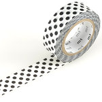 Klebeband ›masking tape‹ - schwarz Punkte groß