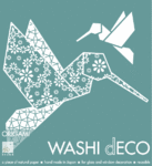 Washi-Fenster-Deko ›Hummingbird‹ – Origami Bird L