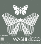 Washi-Fenster-Deko ›Butterfly‹ – Origami Animal L