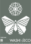 Washi-Fenster-Deko ›Butterfly‹ – Origami Animal S