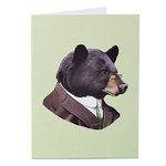 Grußkarte ›Black Bear‹