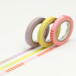 Klebeband ›mt Slim‹ - bunt gemustert 3er-Set A