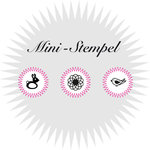 Mini-Stempel ›Hase‹, ›Blume‹, ›Vogel‹