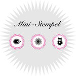 Mini-Stempel ›Igel‹, ›Kastanie‹, ›Eule‹