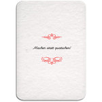 Postkarte ›Machen statt quatschen!‹